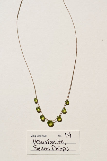 Vesuvianite, Seven Drops | Archive No. 19