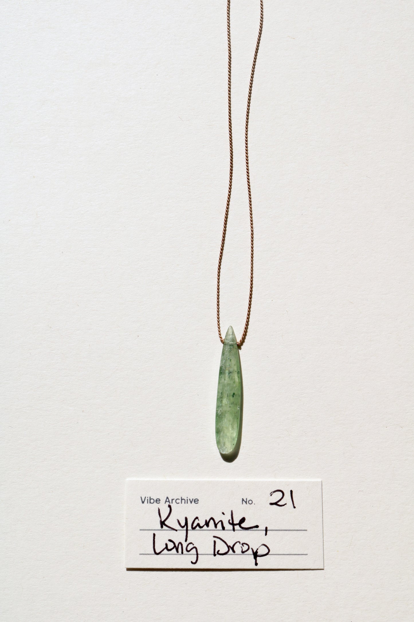 Kyanite, Long Drop | Archive No. 21