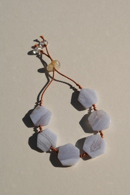 Blue Lace Agate, Bracelet