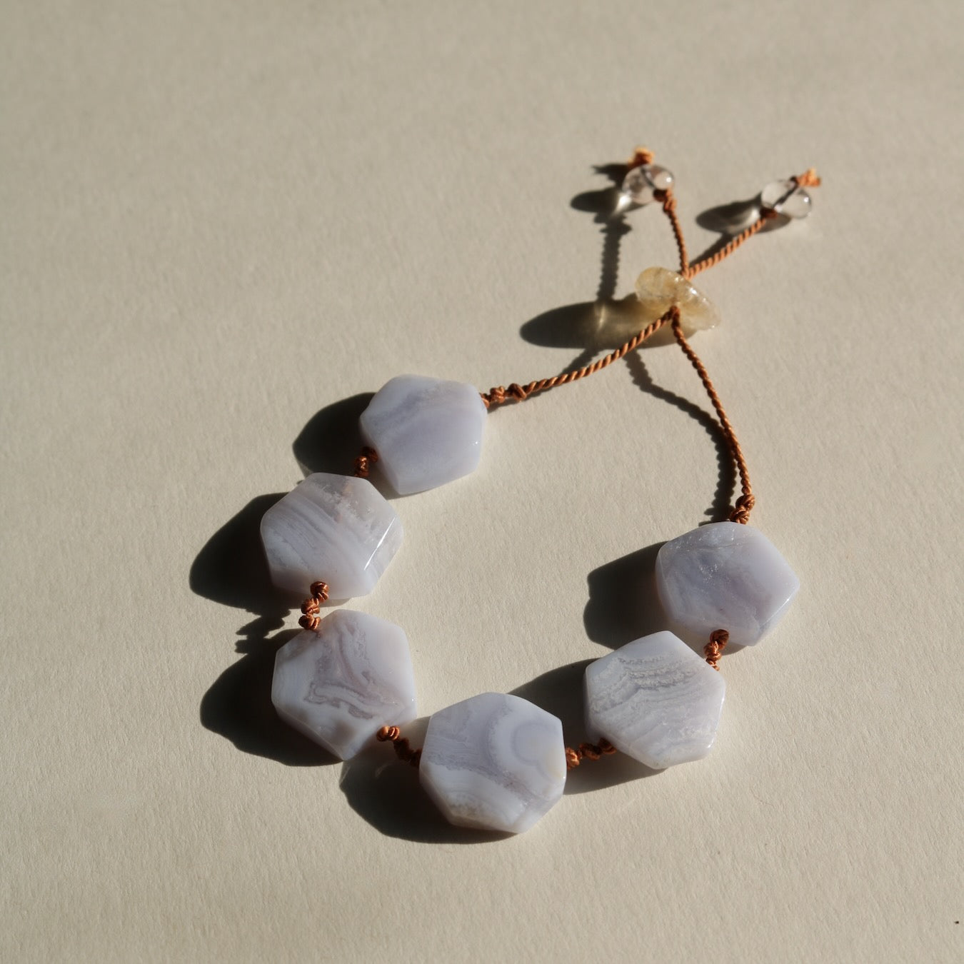 Blue Lace Agate, Bracelet