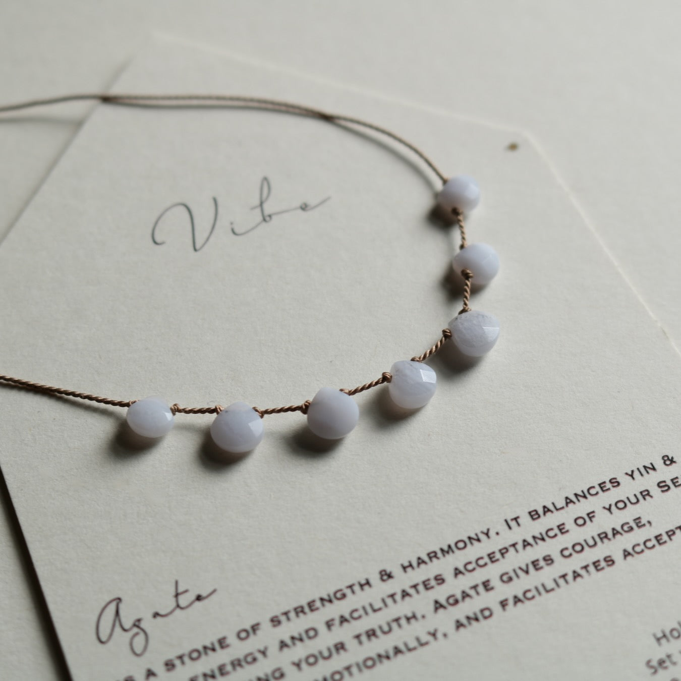 Blue Lace Agate, Seven Drop