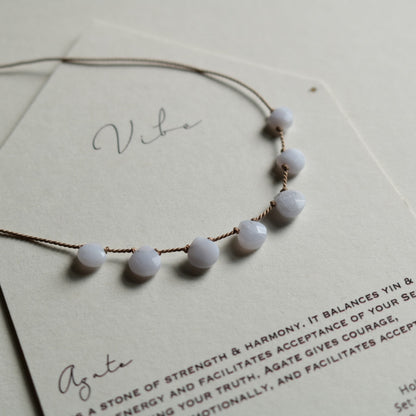 Blue Lace Agate, Seven Drop