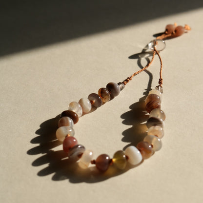 Botswana Agate, Pebbles Bracelet