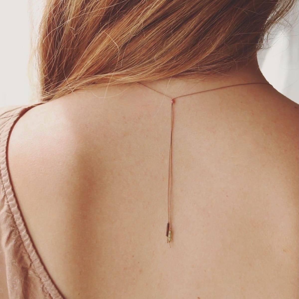 Chalcedony, Drop Vibe Necklace