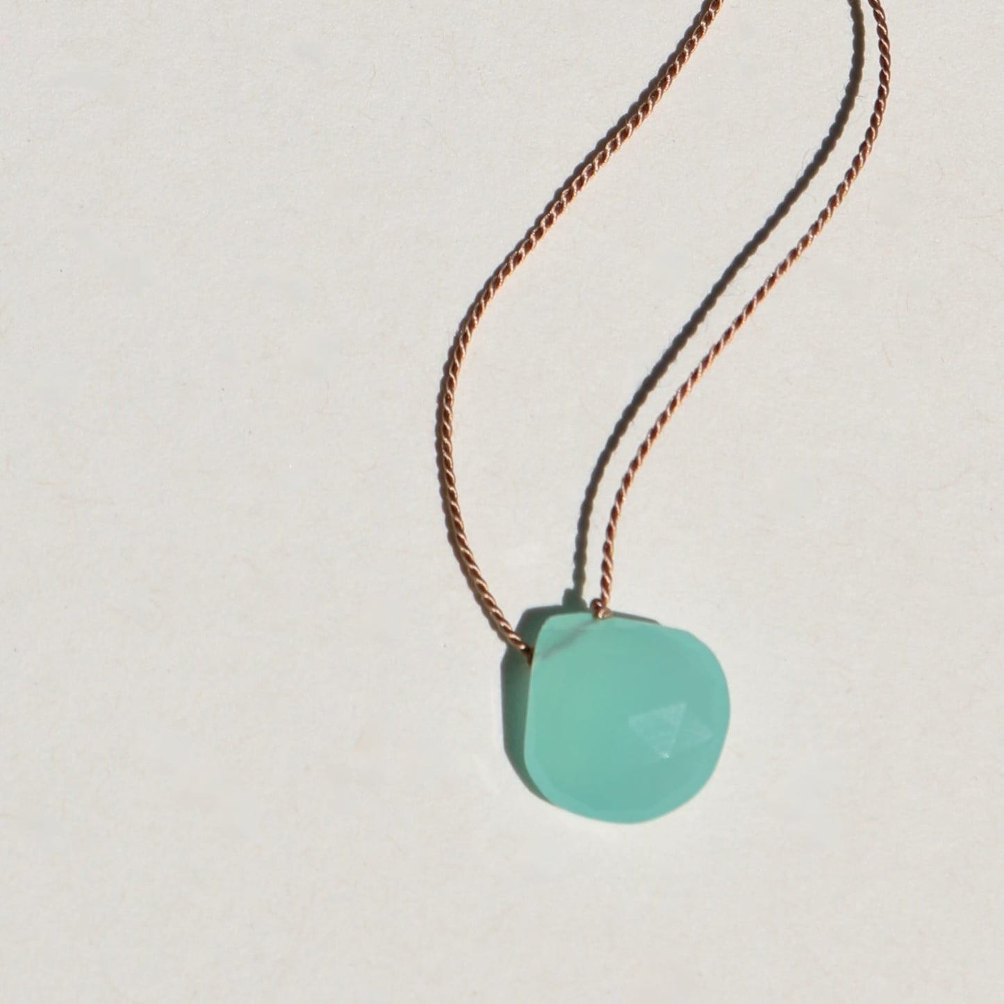 Chalcedony, Drop Vibe Necklace