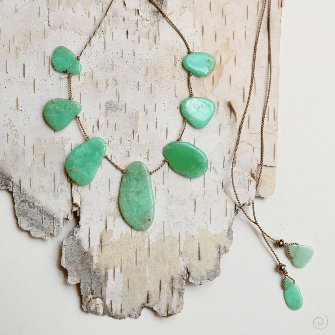 CHRYSOPRASE UNFOLDING No.0405 Vibe Necklaces
