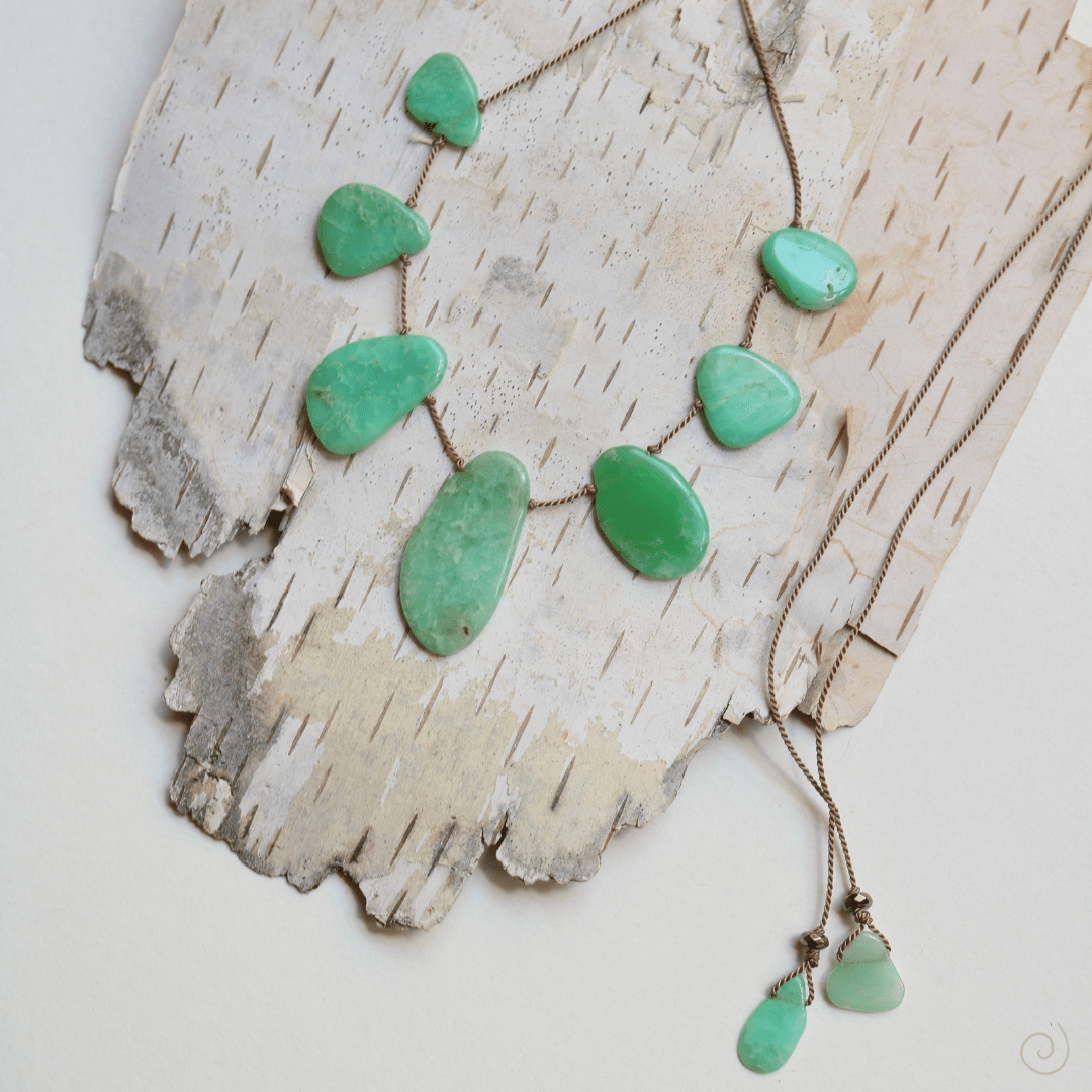 CHRYSOPRASE UNFOLDING No.0405 Vibe Necklaces