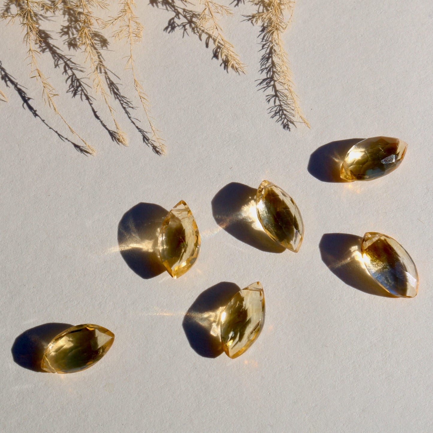 Citrine, Petal Vibe Necklace