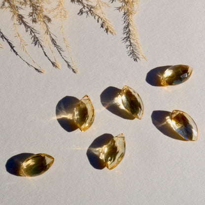 Citrine, Petal Vibe Necklace