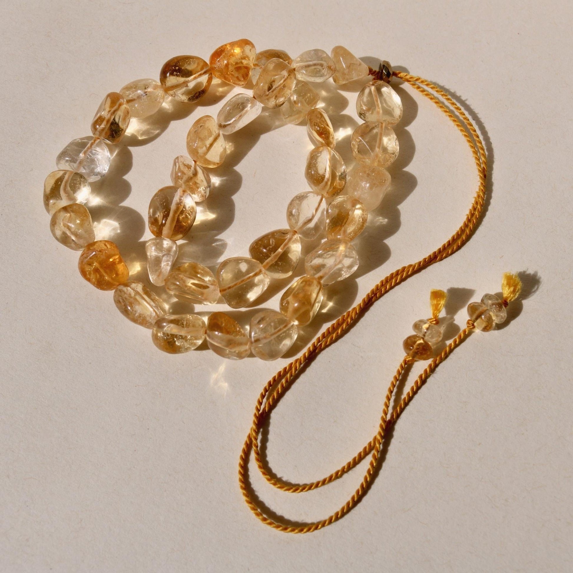 CITRINE POLISHED PEBBLES NECKLACE | SPECIAL EDITION Vibe Necklaces