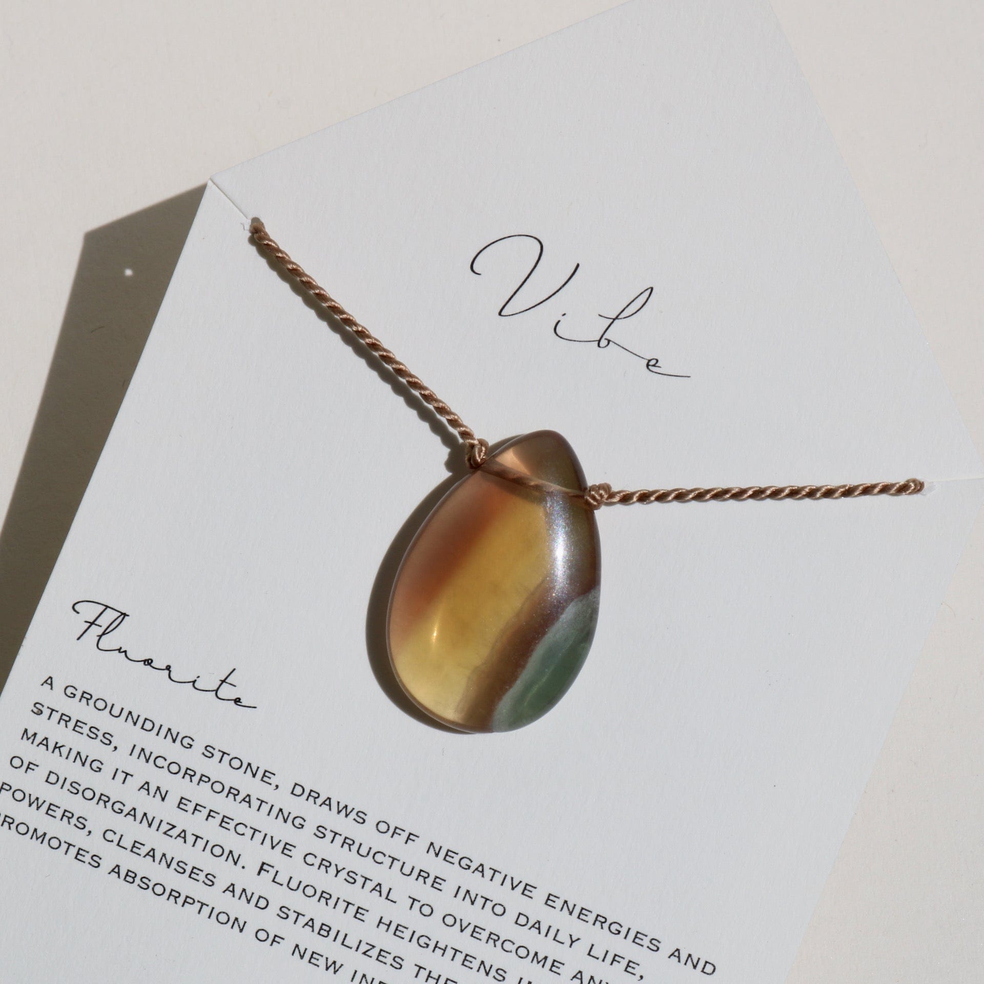 GOLDEN FLUORITE | SPECIAL EDITION Vibe Necklaces