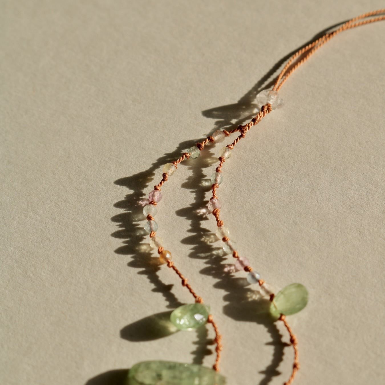 Green Kyanite, Long Drops