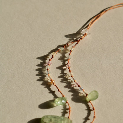 Green Kyanite, Long Drops