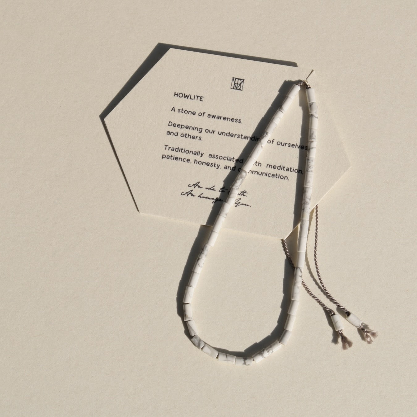 Howlite, Anklet