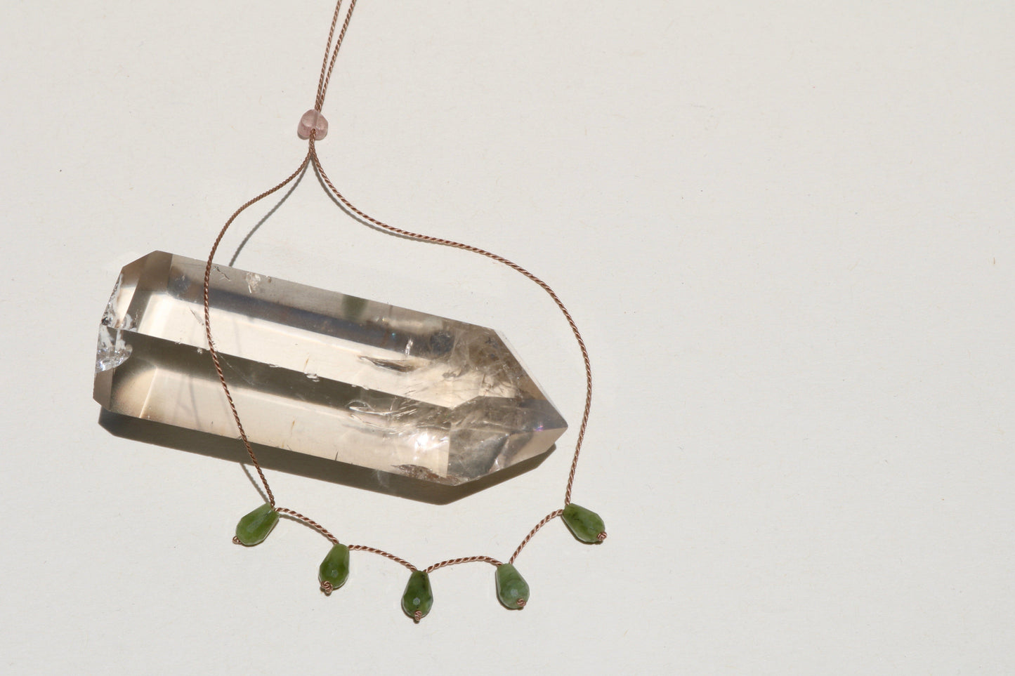 JADE 5 DROPS NECKLACE Vibe Necklaces