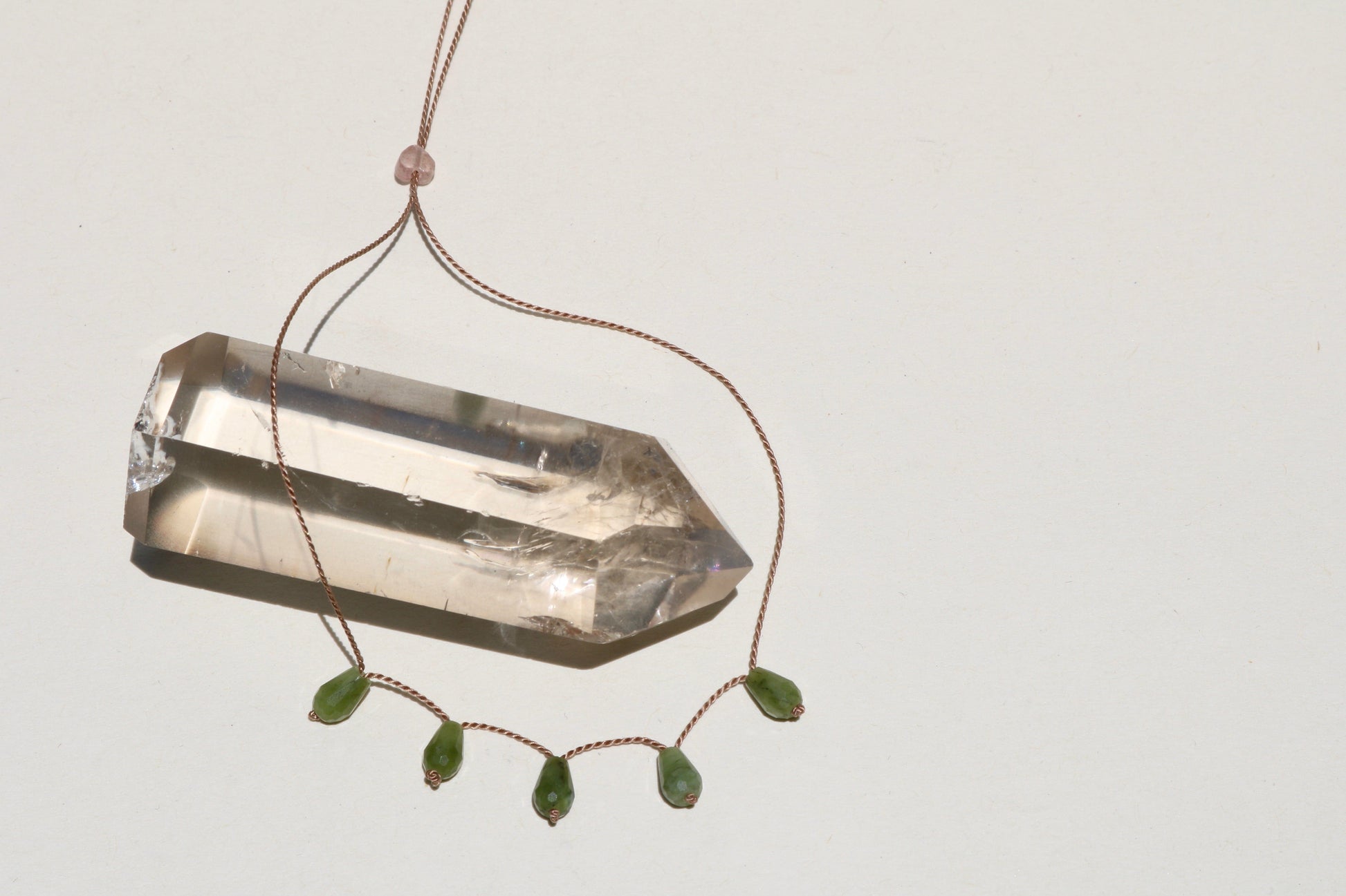 JADE 5 DROPS NECKLACE Vibe Necklaces