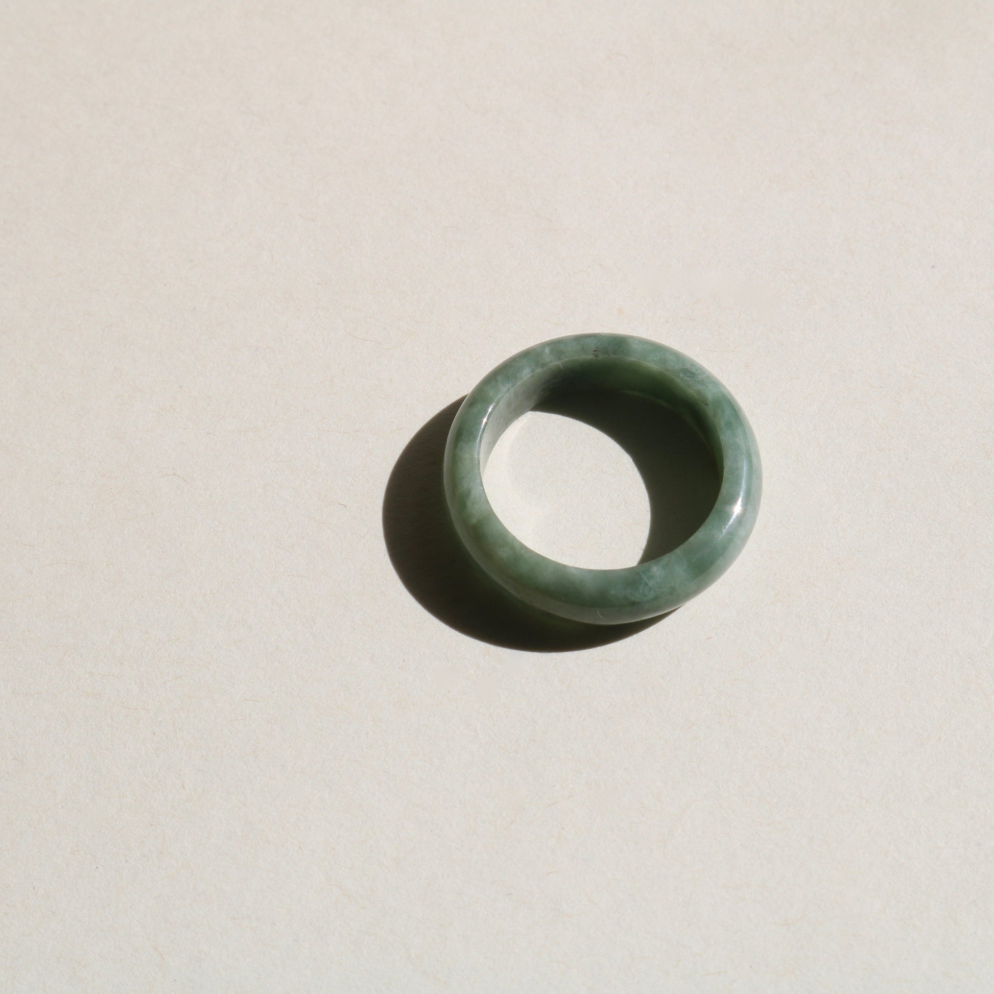 JADE BAND | SIZES 9.5-12 Vibe Ring aaa - Size 9.5