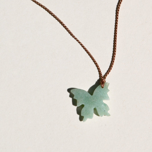 Jade, Butterfly Vibe Necklace