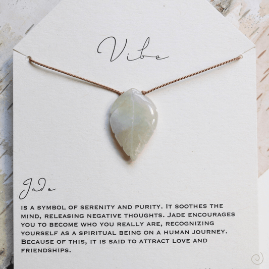 JADE LEAF UNFOLDING No.0403 Vibe Necklaces