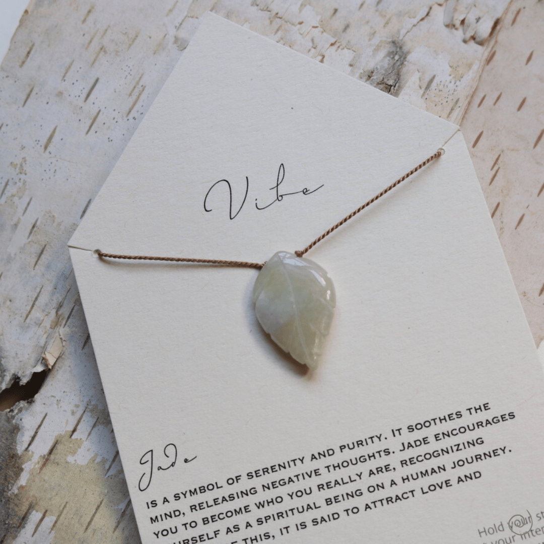 JADE LEAF UNFOLDING No.0403 Vibe Necklaces