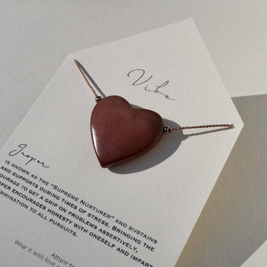 JASPER HEART NO. 1 Vibe Necklaces