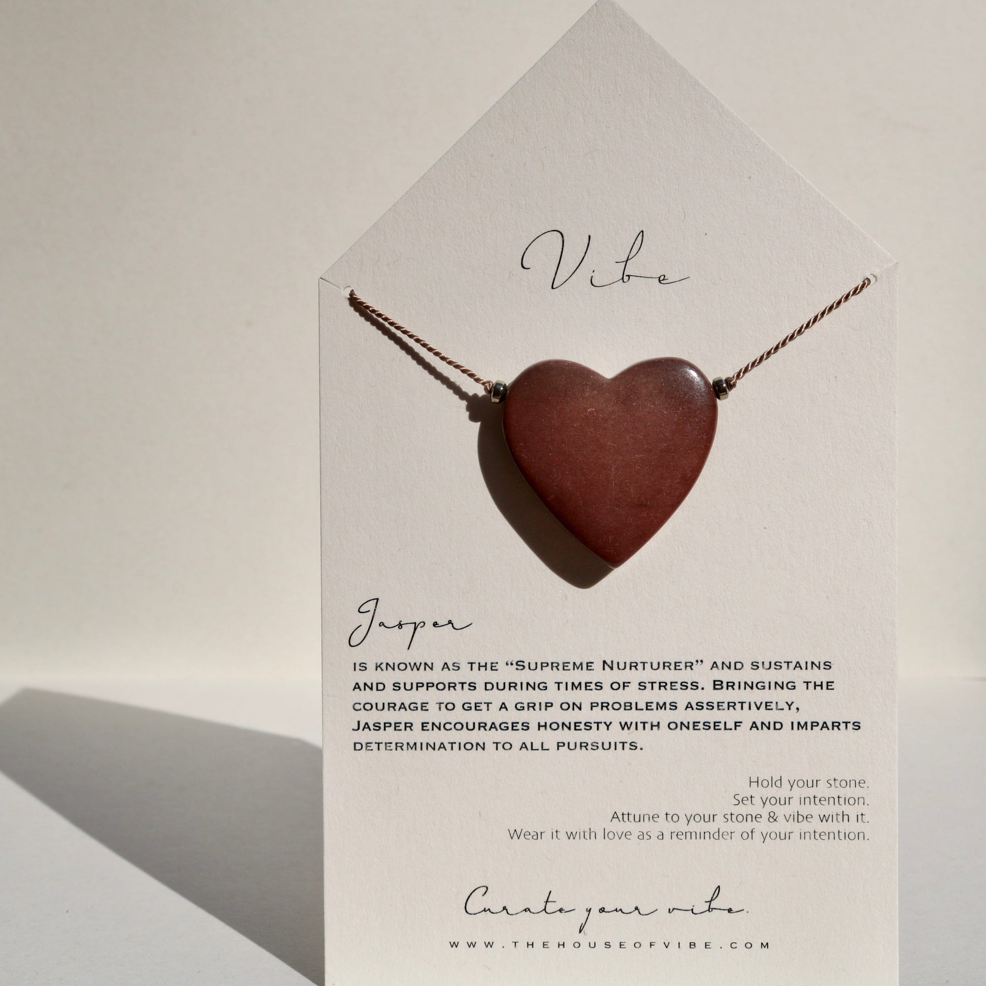 JASPER HEART NO. 1 Vibe Necklaces