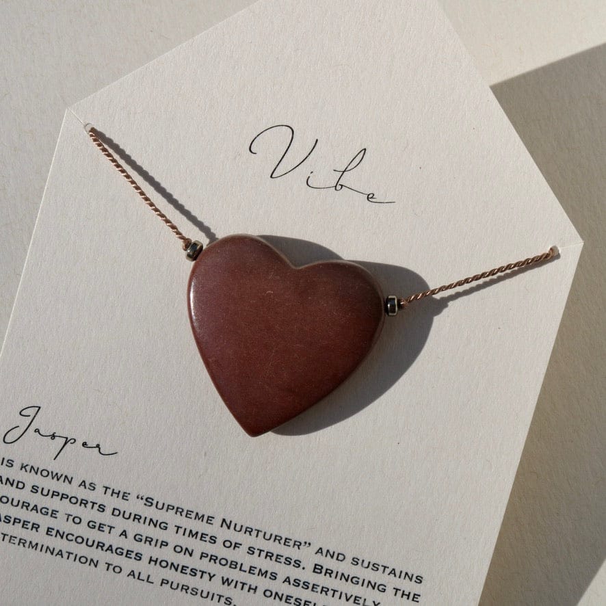 JASPER HEART NO. 1 Vibe Necklaces