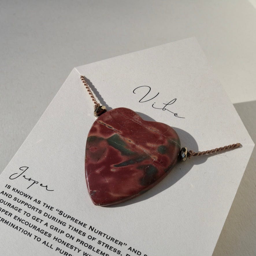 JASPER HEART NO. 4 Vibe Necklaces