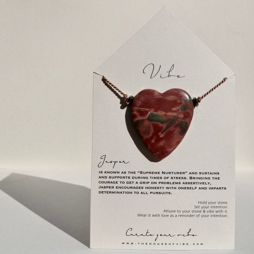 JASPER HEART NO. 4 Vibe Necklaces