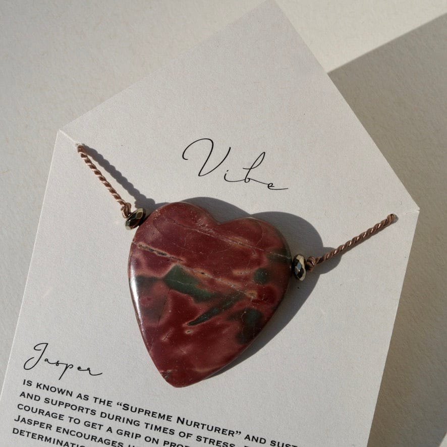 JASPER HEART NO. 4 Vibe Necklaces