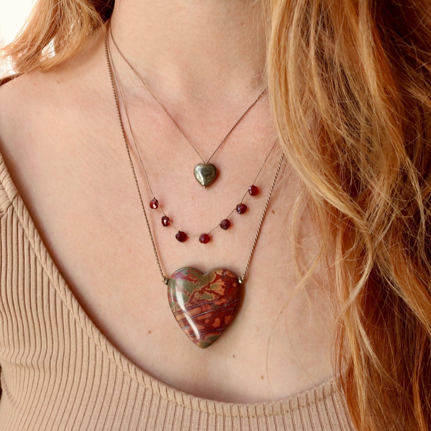 JASPER HEART NO. 4 Vibe Necklaces