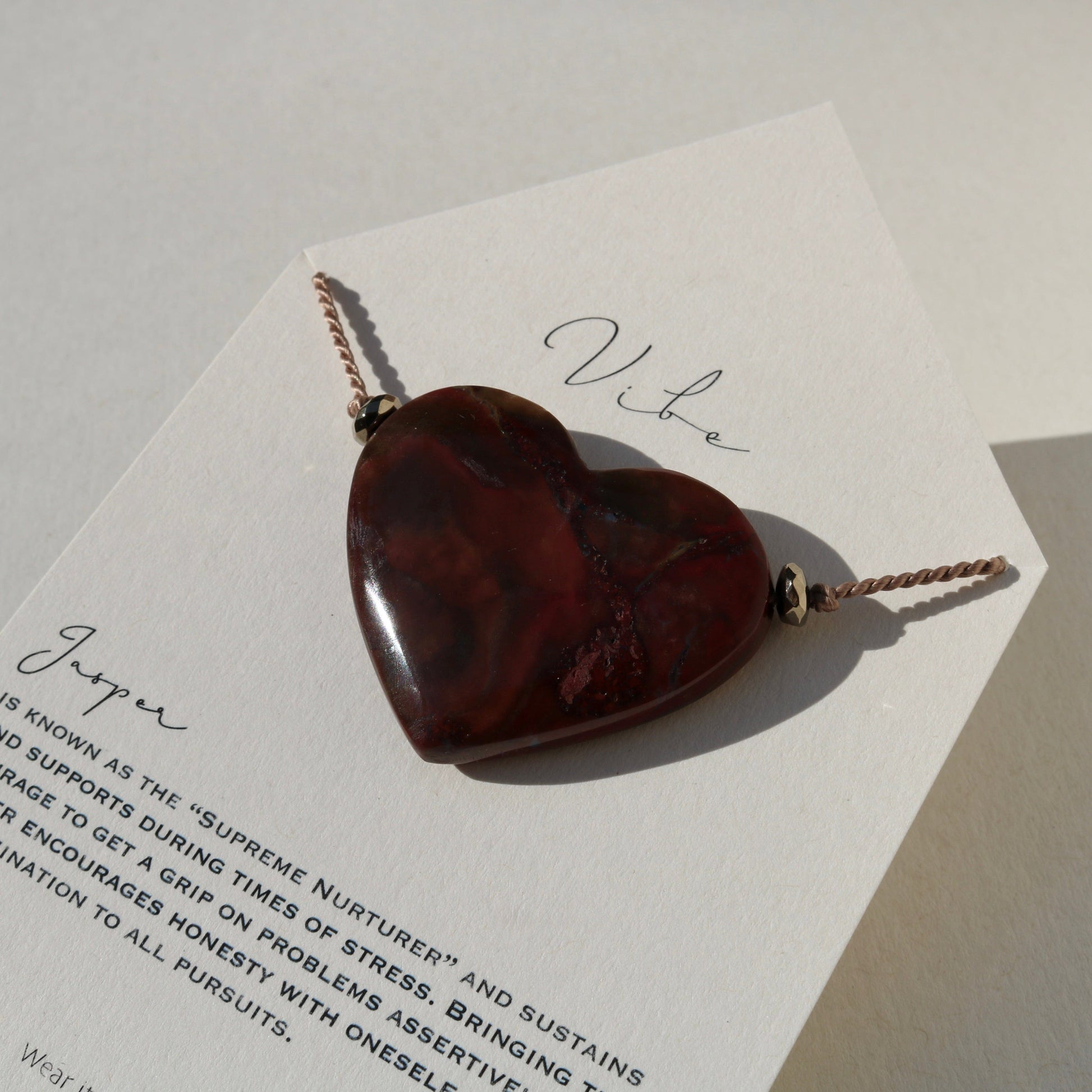 JASPER HEART NO. 6 Vibe Necklaces