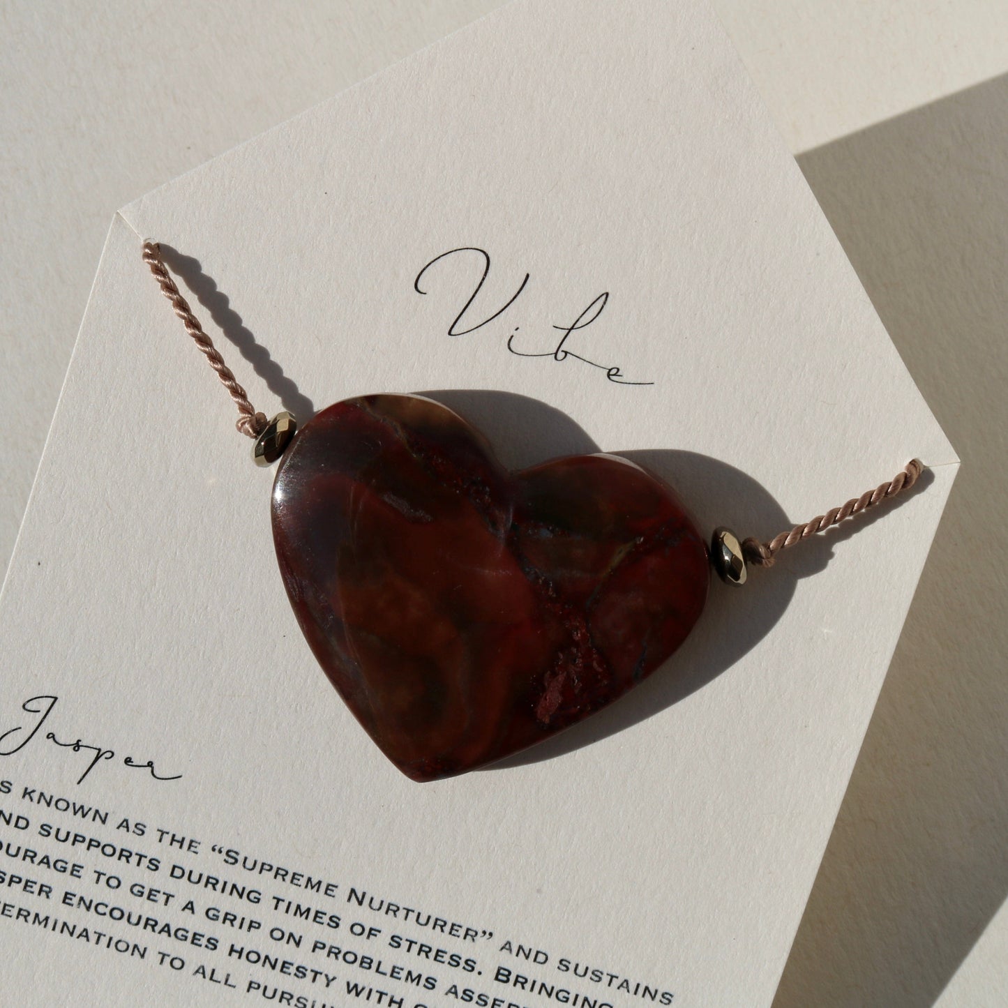 JASPER HEART NO. 6 Vibe Necklaces