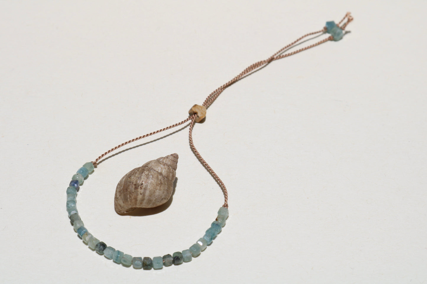 KYANITE BEADED CUBES BRACELET Vibe Bracelets