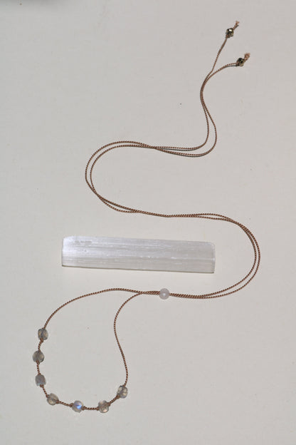 LABRADORITE 7 CUBE NECKLACE Vibe Necklaces