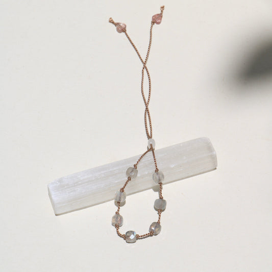 LABRADORITE CUBES BRACELET Vibe Bracelets
