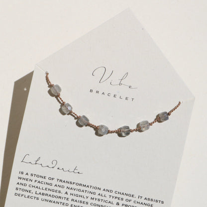 LABRADORITE CUBES BRACELET Vibe Bracelets
