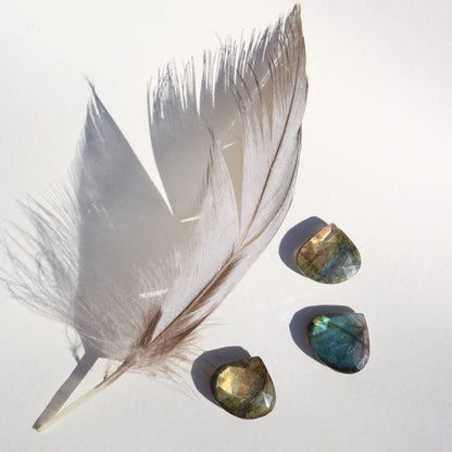 Labradorite, Galaxy Drop Vibe Necklace
