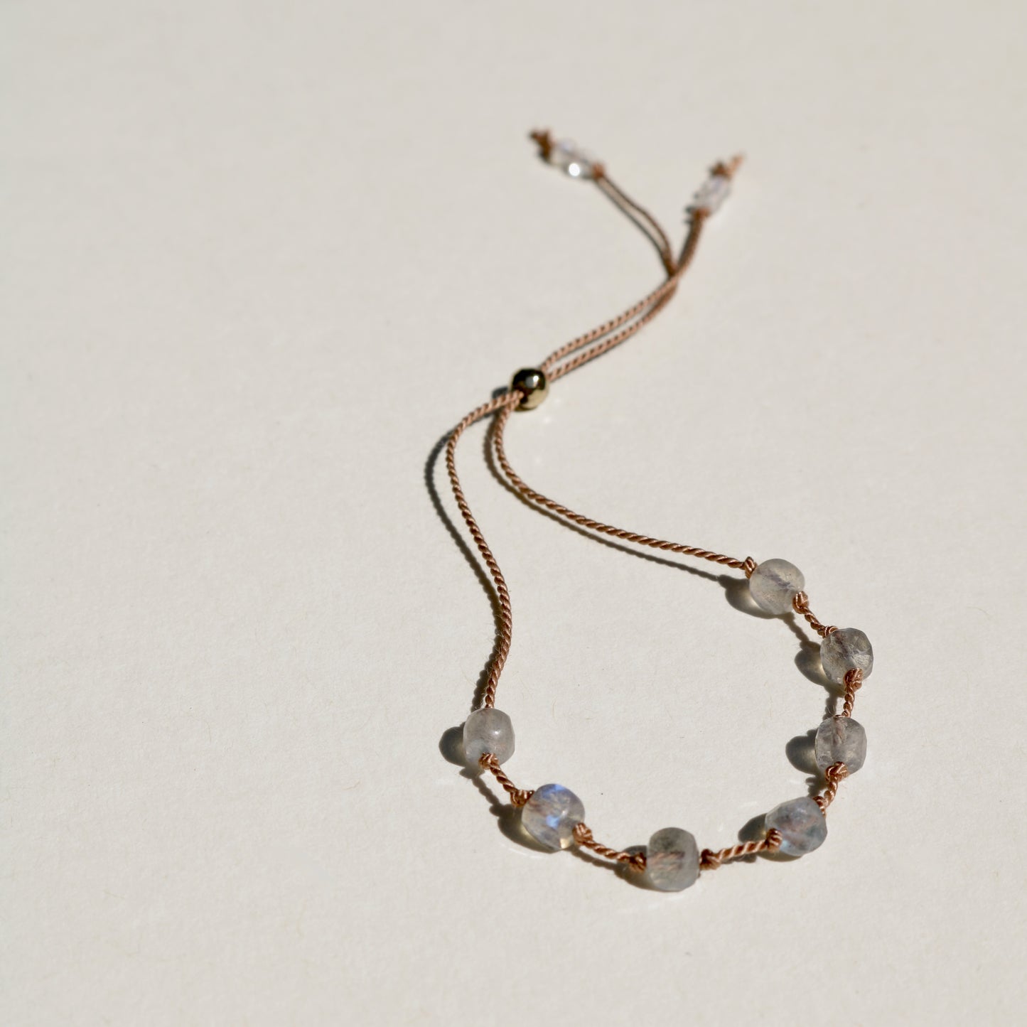 Labradorite, Seven Cubes Bracelet