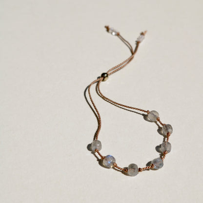 Labradorite, Seven Cubes Bracelet