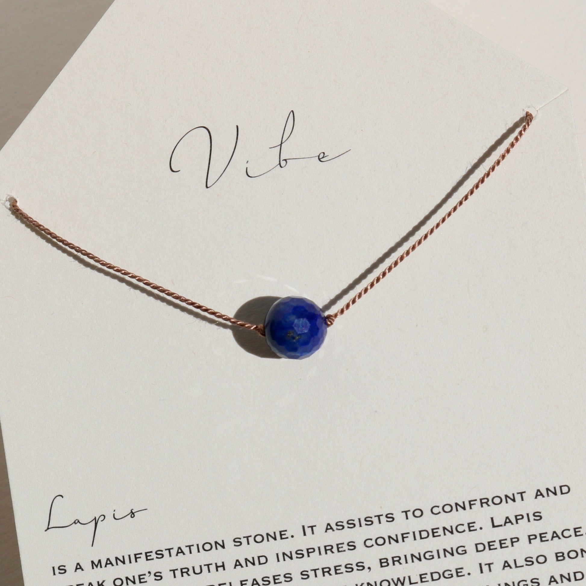 LAPIS NECKLACE Vibe Necklaces