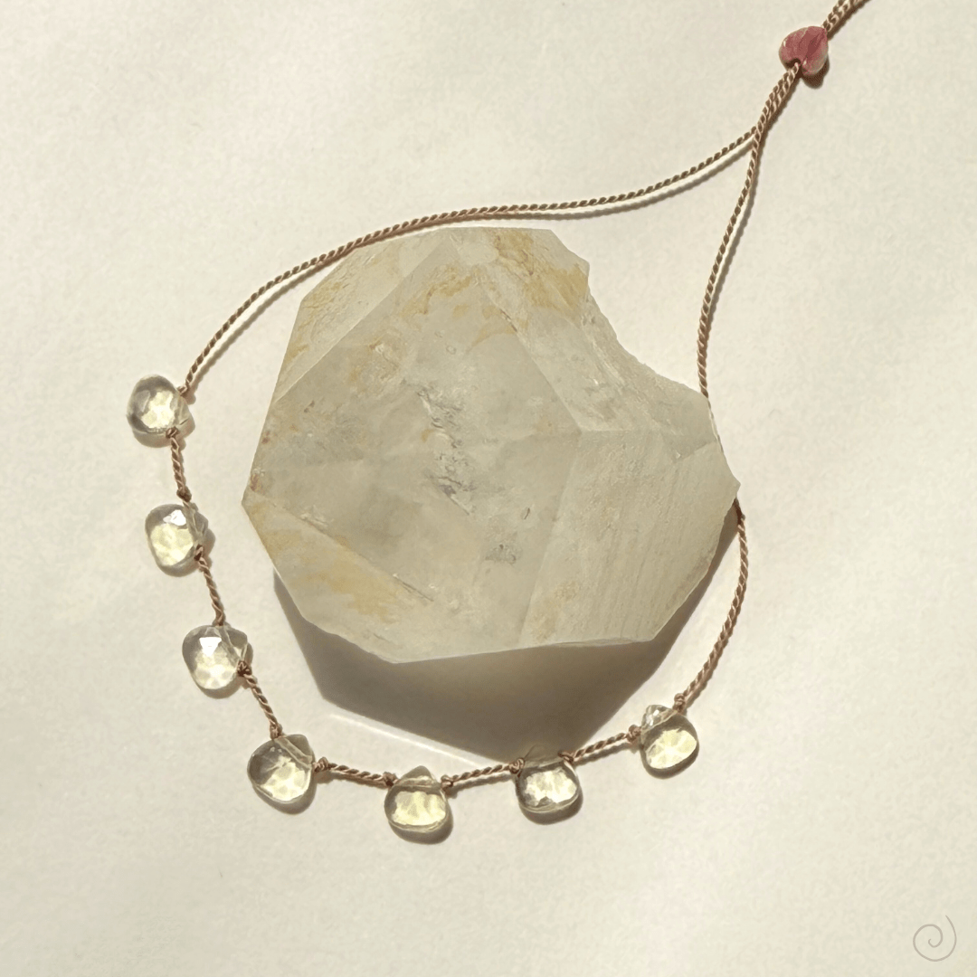 LEMON QUARTZ UNFOLDING No.0306 Vibe Necklaces