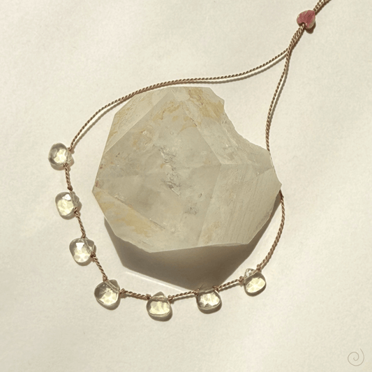 LEMON QUARTZ UNFOLDING No.0306 Vibe Necklaces