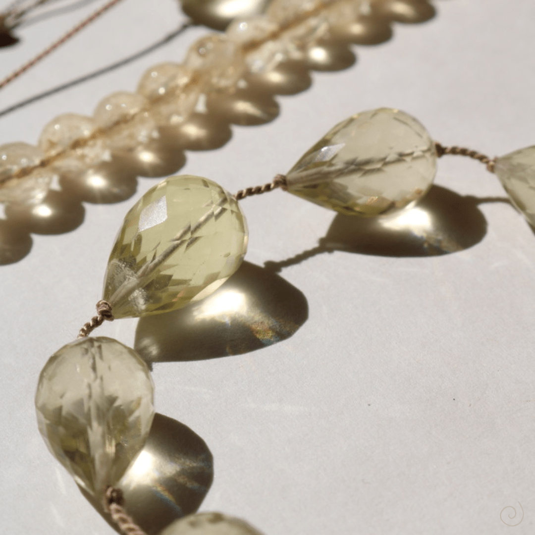 LEMON QUARTZ UNFOLDING No.0307 Vibe Necklaces