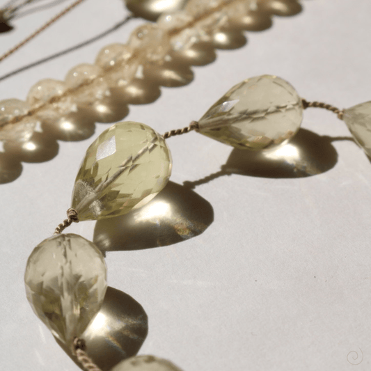 LEMON QUARTZ UNFOLDING No.0307 Vibe Necklaces