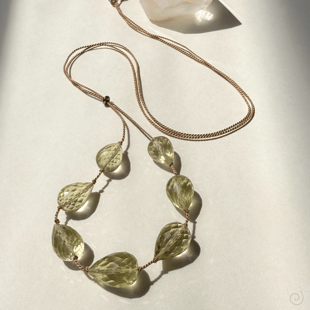 LEMON QUARTZ UNFOLDING No.0307 Vibe Necklaces Fawn