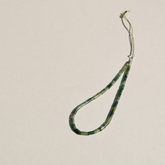 Moss Agate, Anklet