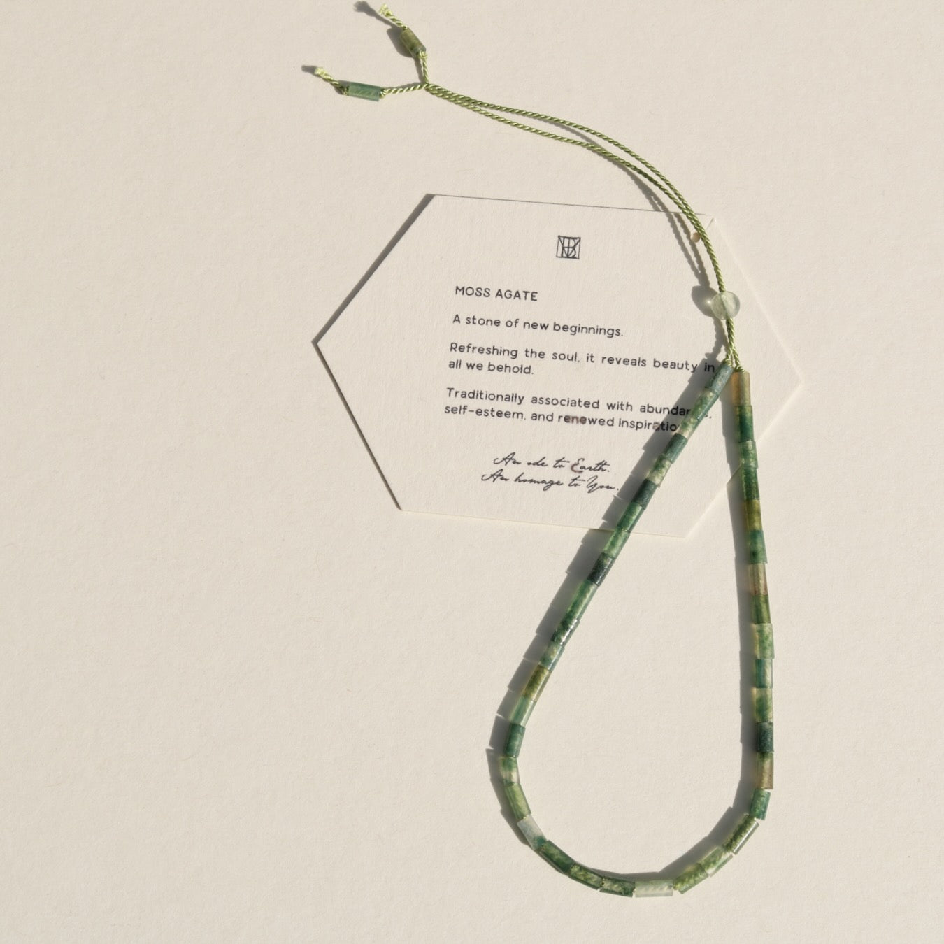 Moss Agate, Anklet