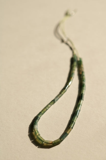 Moss Agate, Anklet