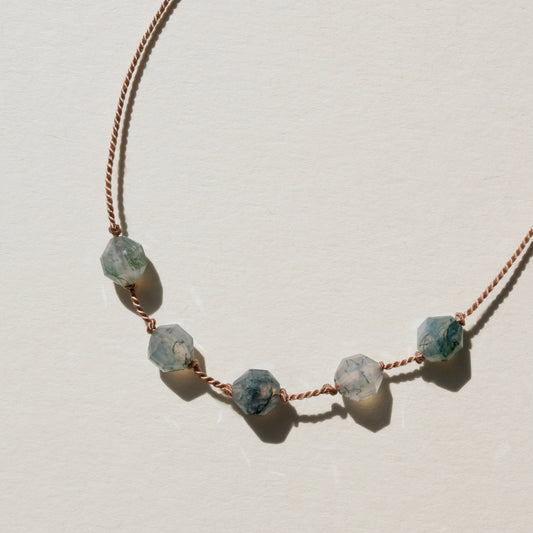 Moss Agate, Five Stones